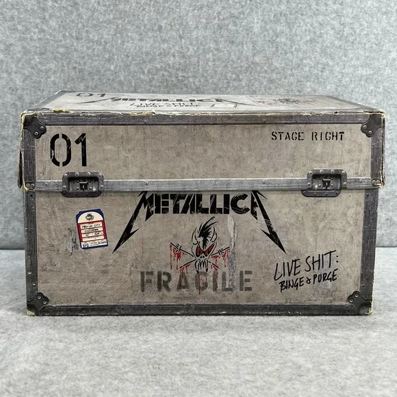Metallica 1993 LIVE SHIT Binge & Purge Concert- VHS-Book- Box Set-Vintage-Tour - Picture 2 of 7